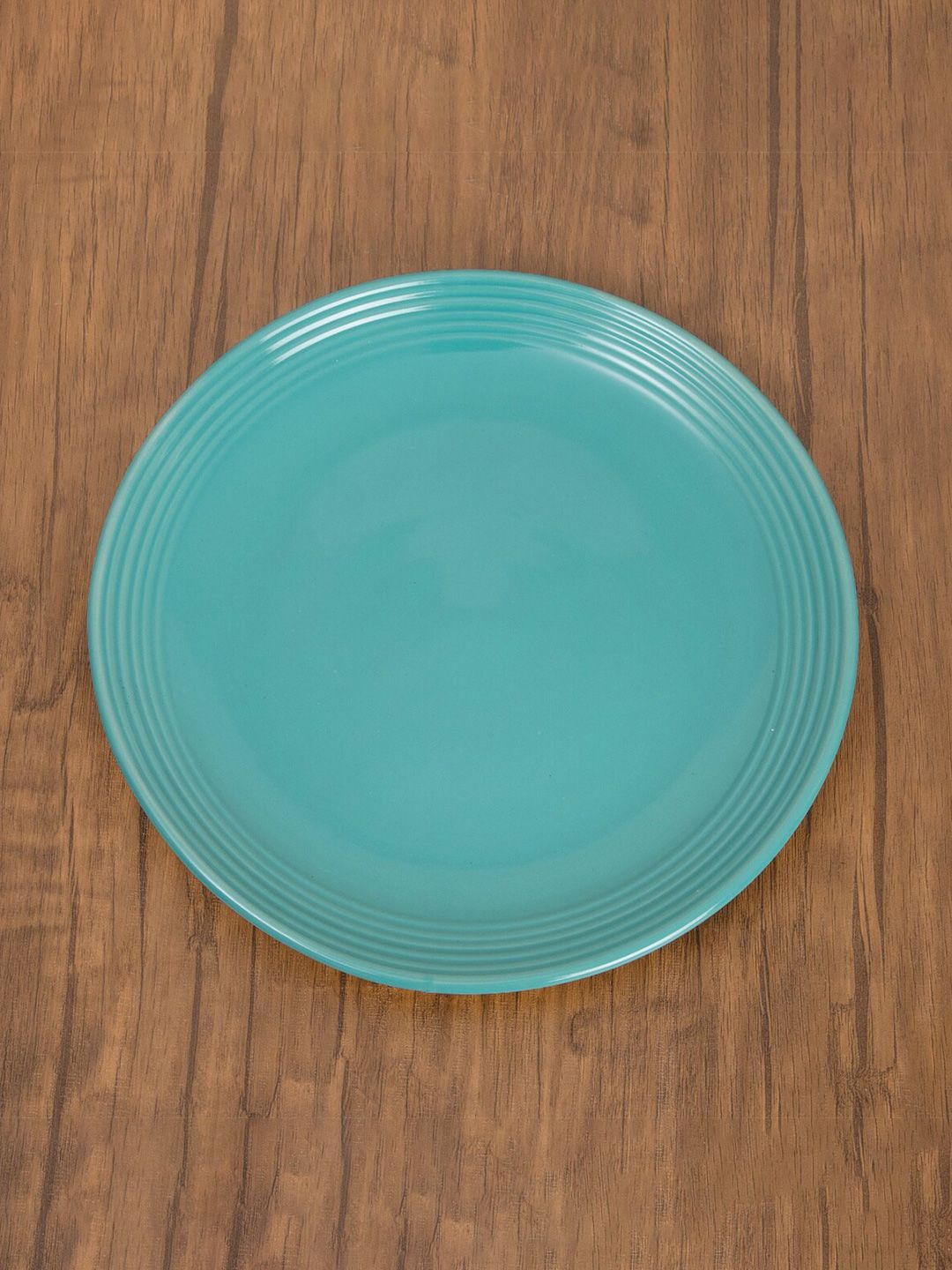 Home Centre Turquoise Blue 1 Pieces Stoneware Glossy Plates Price in India