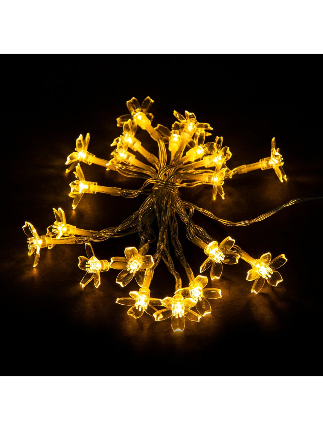 Home Centre Yellow Serena 20 LED Floral Shape Plastic String Light Price in India