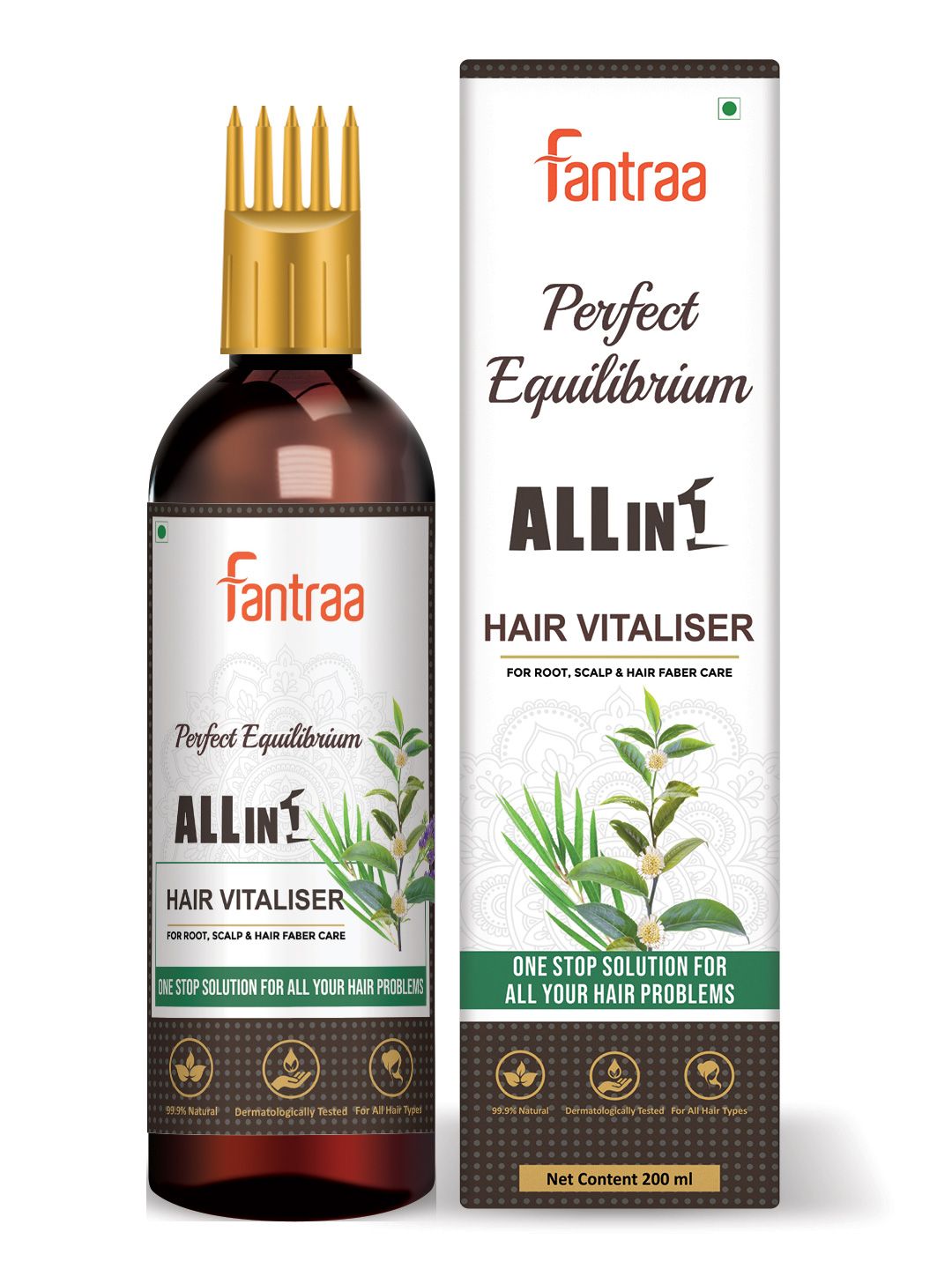 Fantraa Perfect Equilibrium All In 1 Hair Vitaliser Oil - 200 ml Price in India