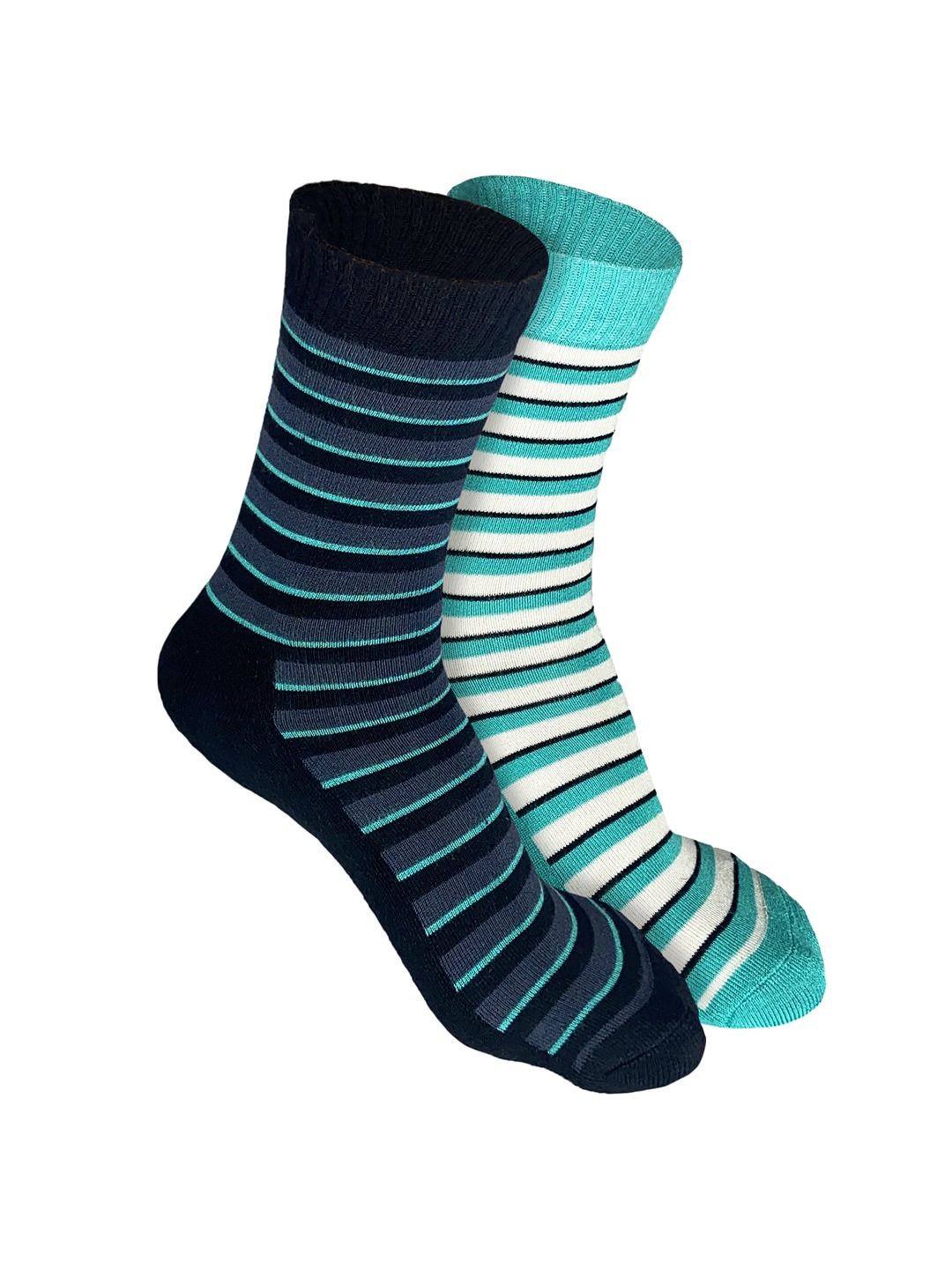 Heelium Men Pack of 2 Bamboo Super Soft & Odour-Free Breathable Crew-Length Socks