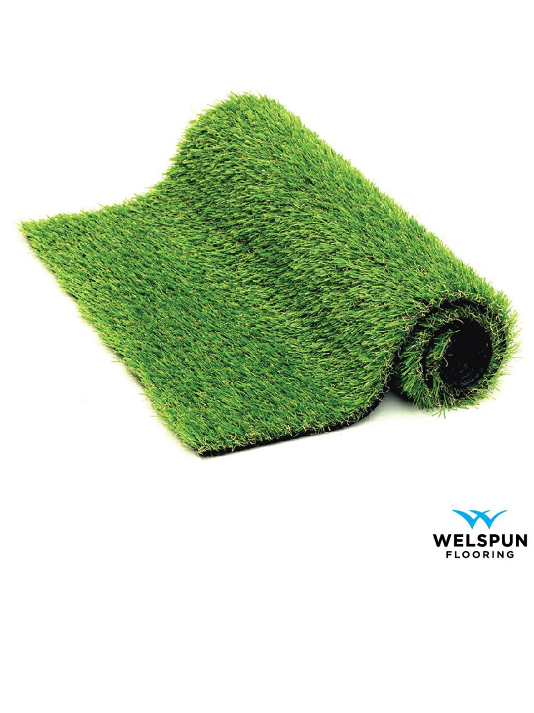 Welspun Green Set of 2 Fake Grass Fade Resistant Durable Doormat Price in India
