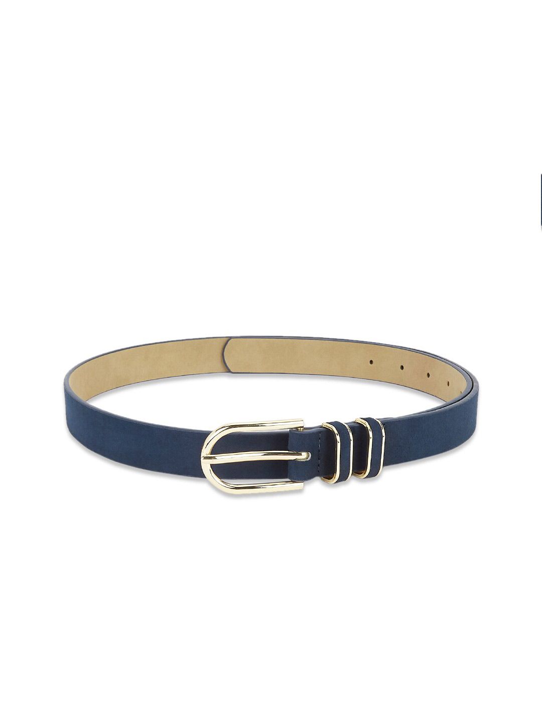 Forever Glam by Pantaloons Women Navy Blue Textured Formal Belt Price in India