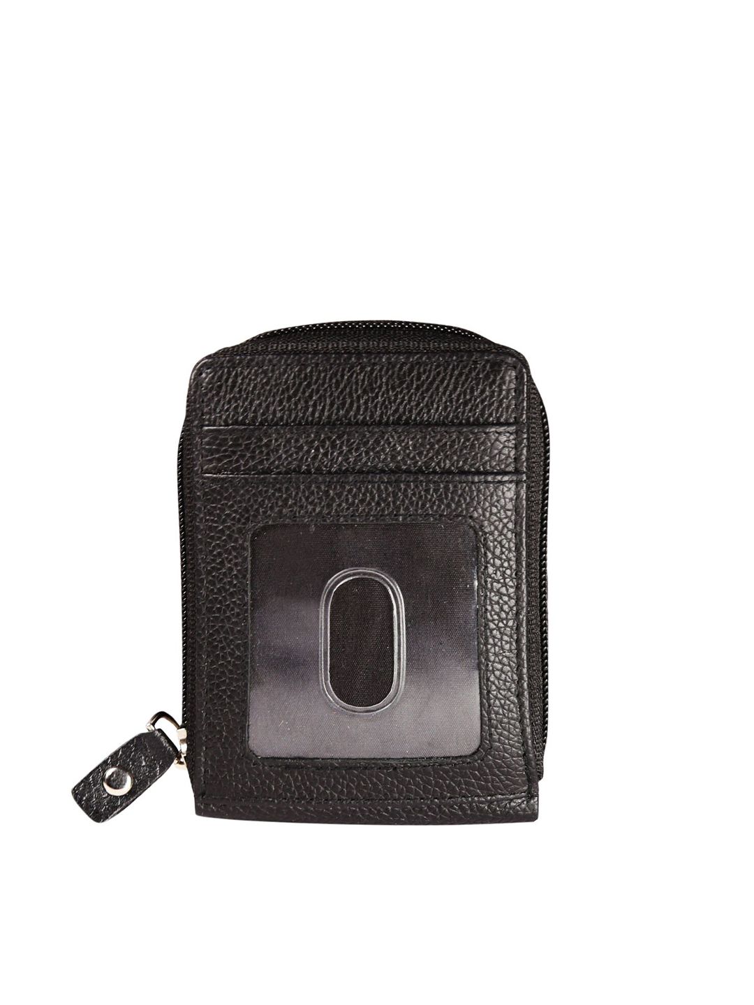 Style SHOES Black Textured Leather Card Holder Price in India