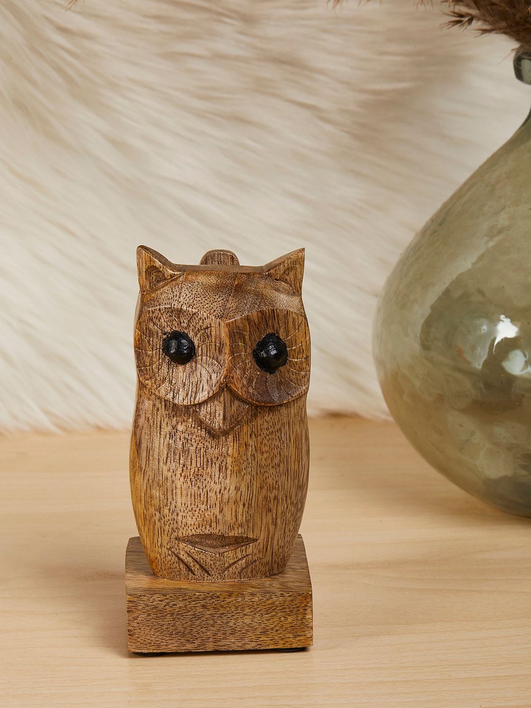 The Wishing Chair Brown Owlie Glasses Holder Price in India