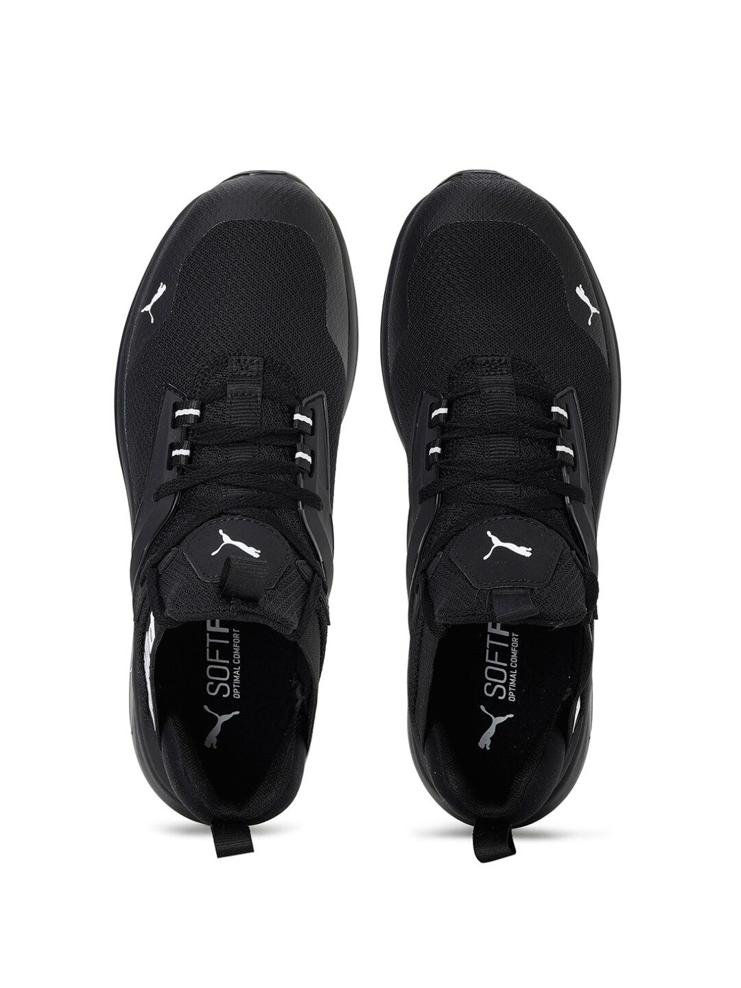 Puma Unisex Black Textile Running Sports Shoes Price in India