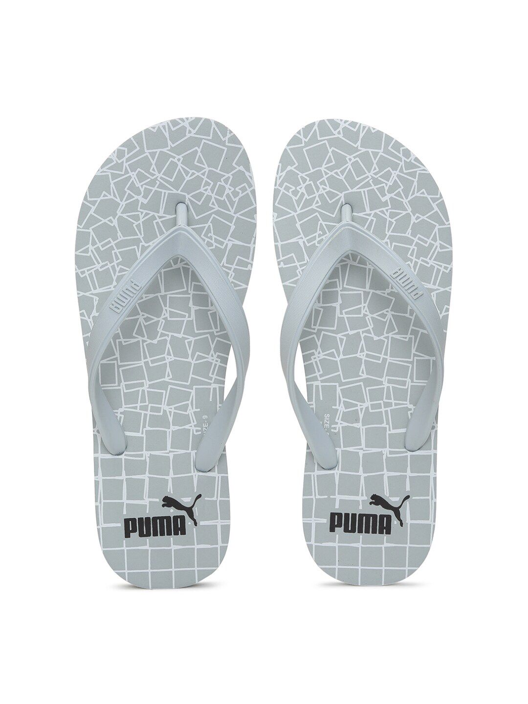 Puma Unisex Grey Printed Thong Flip-Flops Price in India