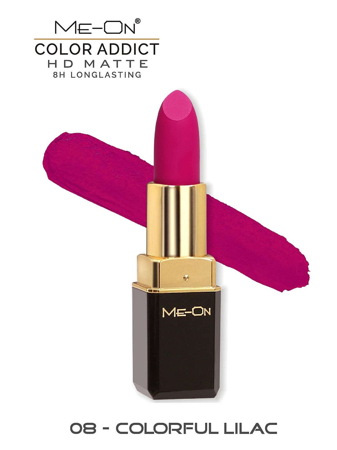 ME-ON Color Addict Matte Lipstick - Colorful Lilac 08 Price in India