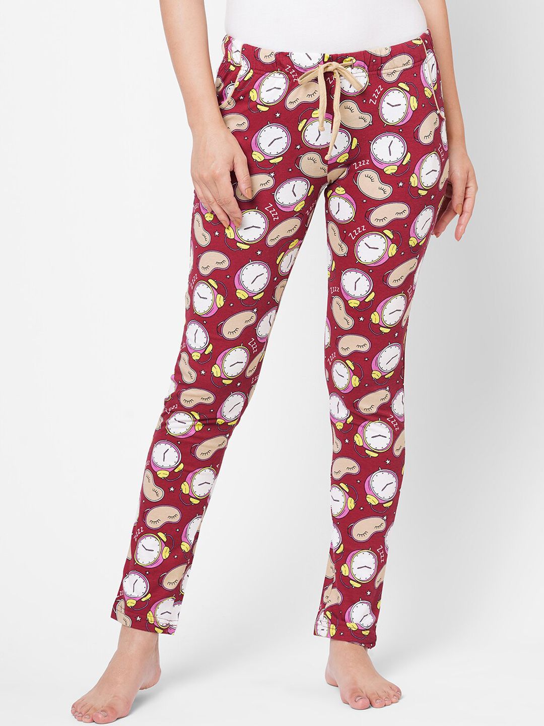 Sweet Dreams Women Assorted Cotton Lounge Pants Price in India