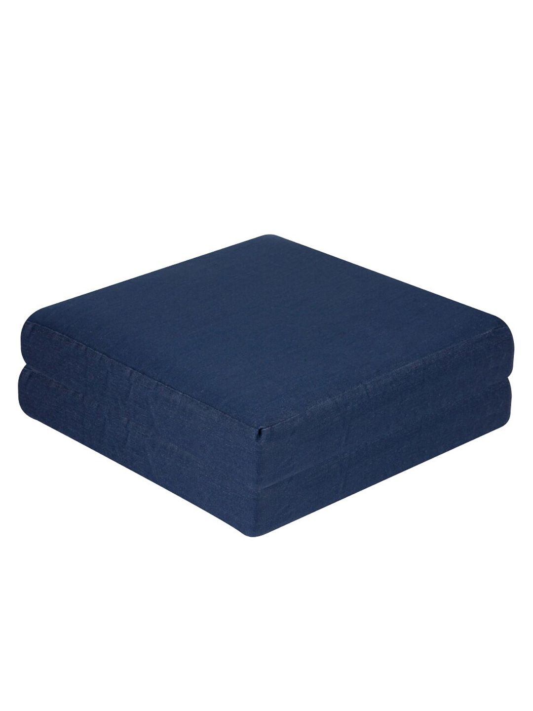 The White Willow Set of 2 Navy Blue Square Cushion Seat Pads Price in India