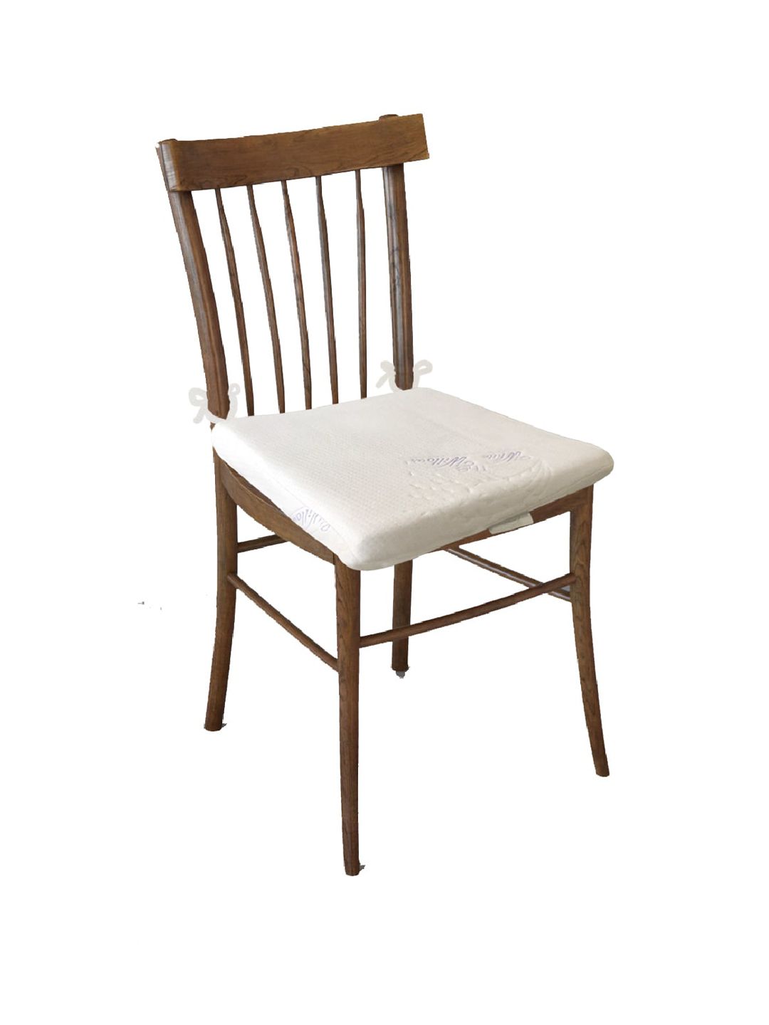 The White Willow Set of 2 White High Resilience Indoor Chair Seat Cushion Price in India