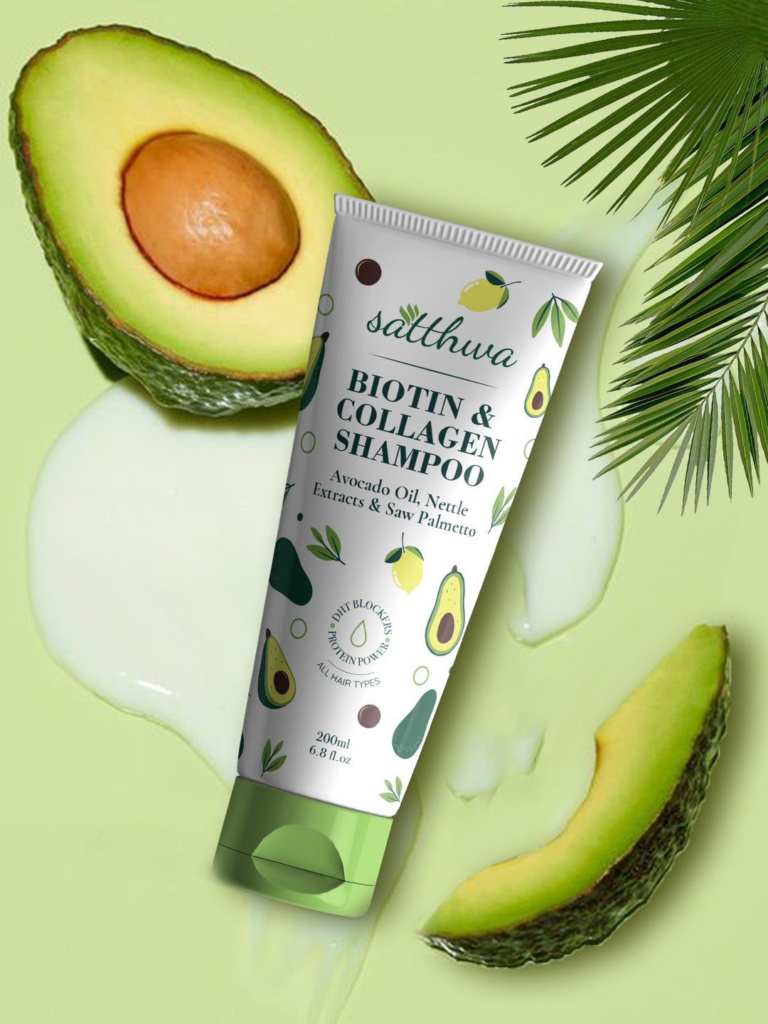 Satthwa Biotin & Collagen Shampoo with Avocado Oil 200 ml Price in India