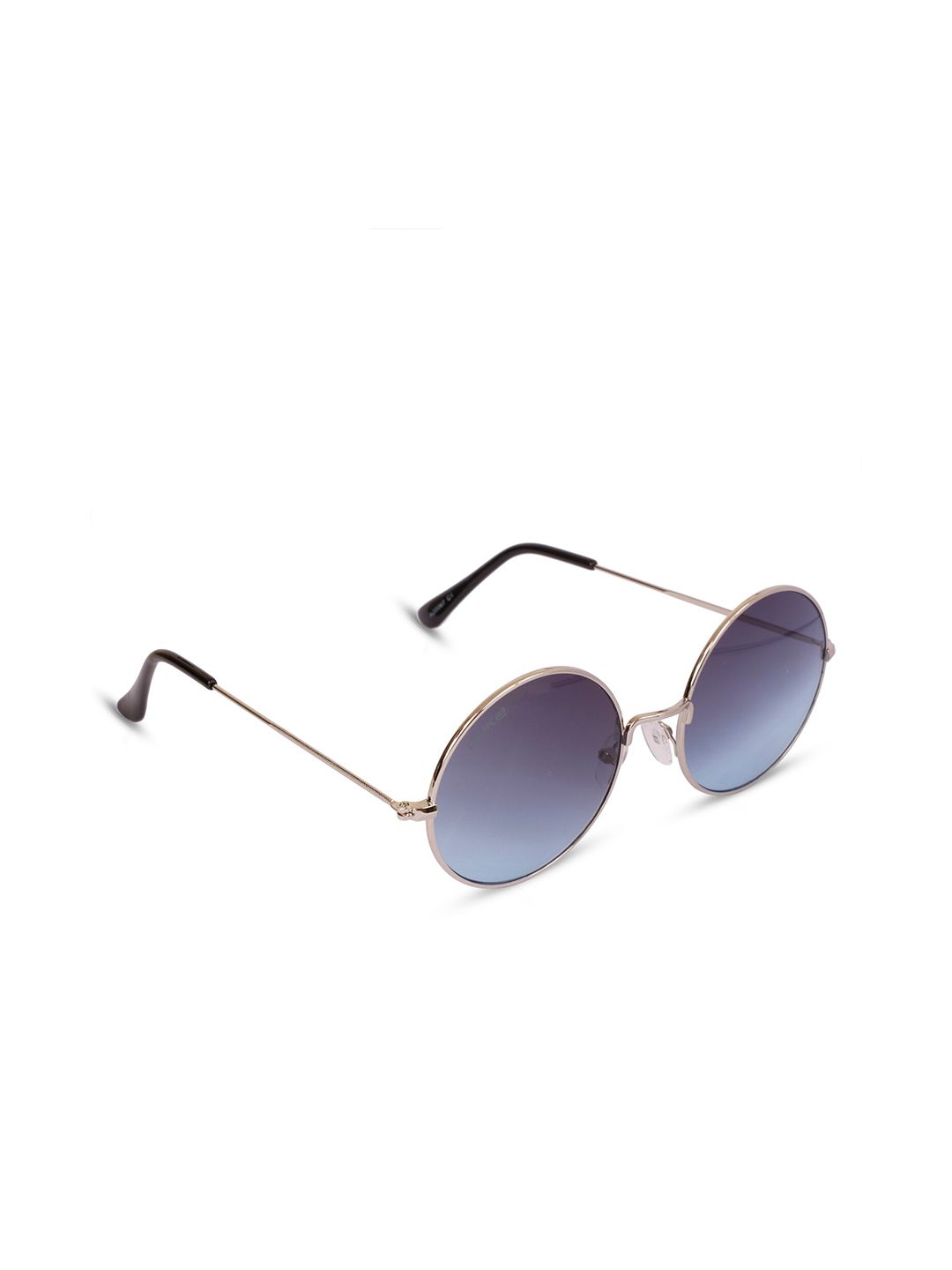 Duke Unisex Blue Lens & Steel-Toned Round Sunglasses DUKE-A20067-C1 Price in India