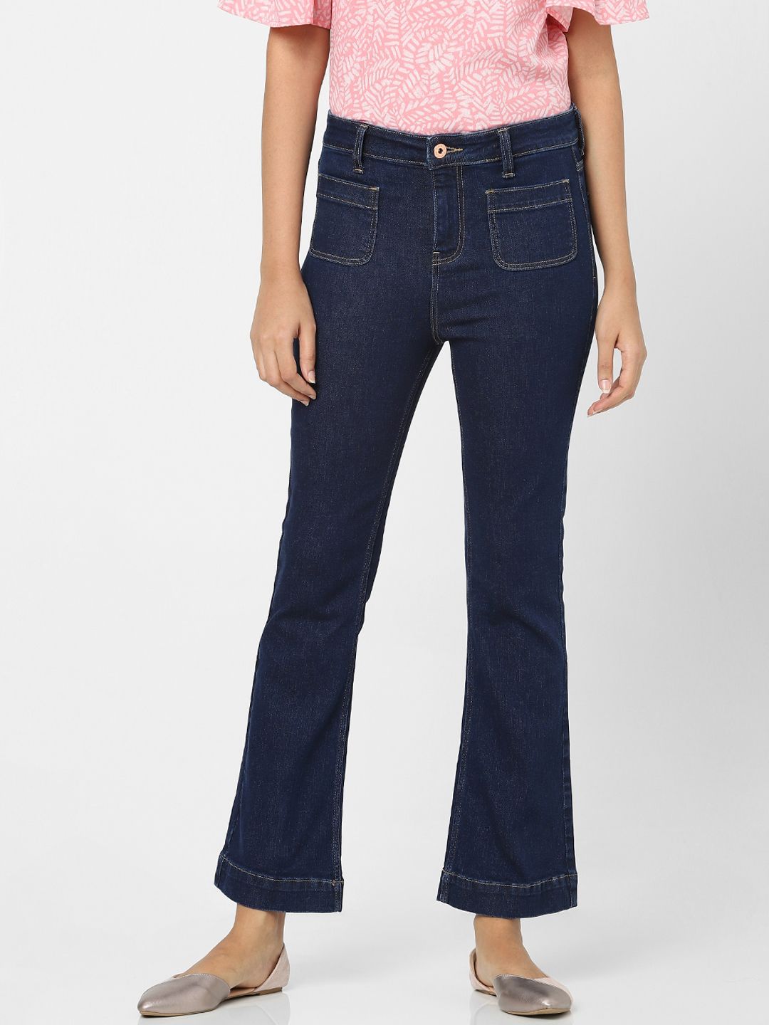 Vero Moda Women Blue High-Rise Jeans Price in India