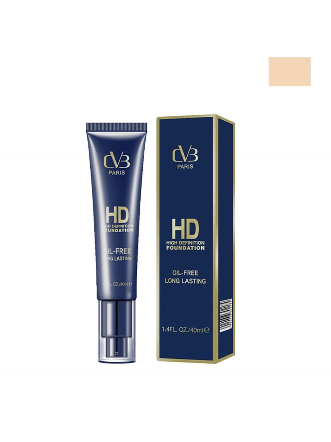 CVB High Definition Oil Free Long Lasting Foundation 40 ml - Shade 2 Price in India
