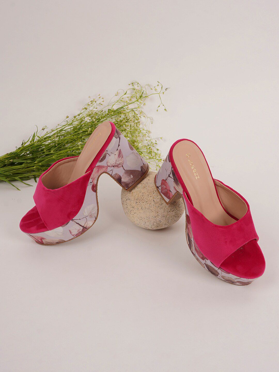 Rubeezz Pink Block Heels Price in India