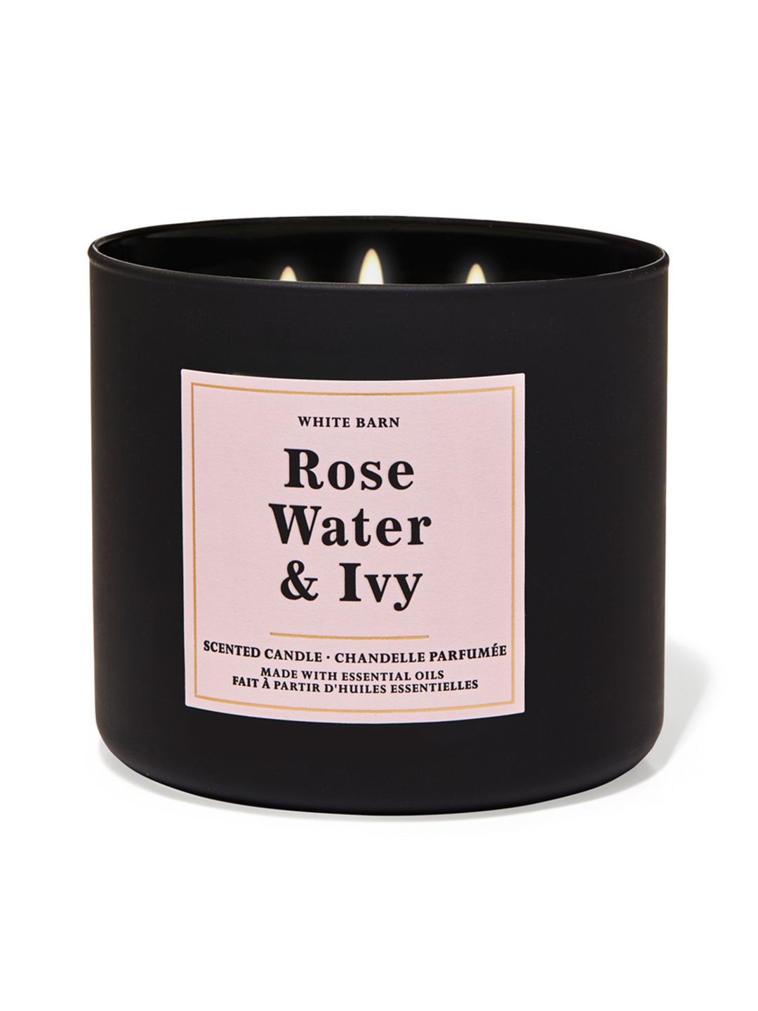 Bath & Body Works Rose Water & Ivy 3-Wick Candle 411 g Price in India