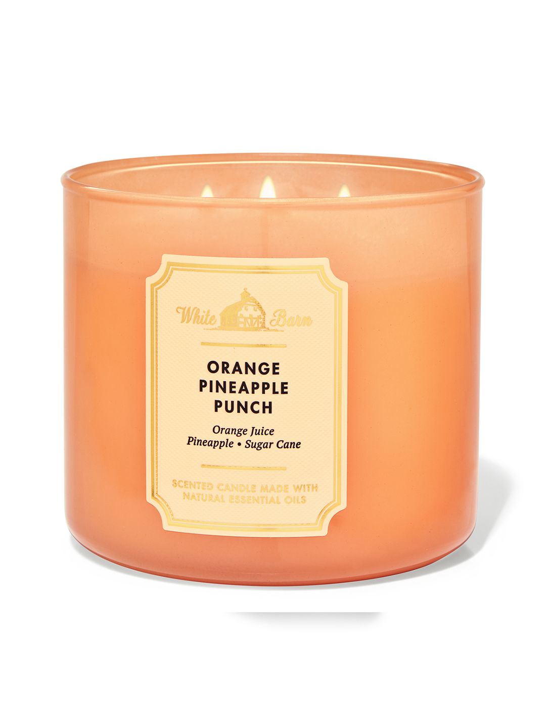 Bath & Body Works Orange Pineapple Punch 3-Wick Scented Candle - 411g Price in India