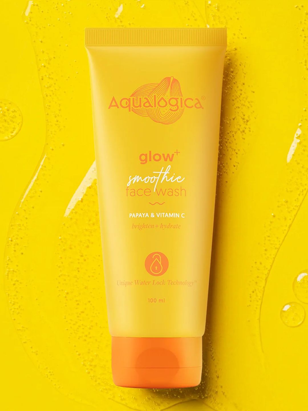 Aqualogica Glow + Smoothie Face Wash for Deep Cleansing & Skin Brightening - 100 ml