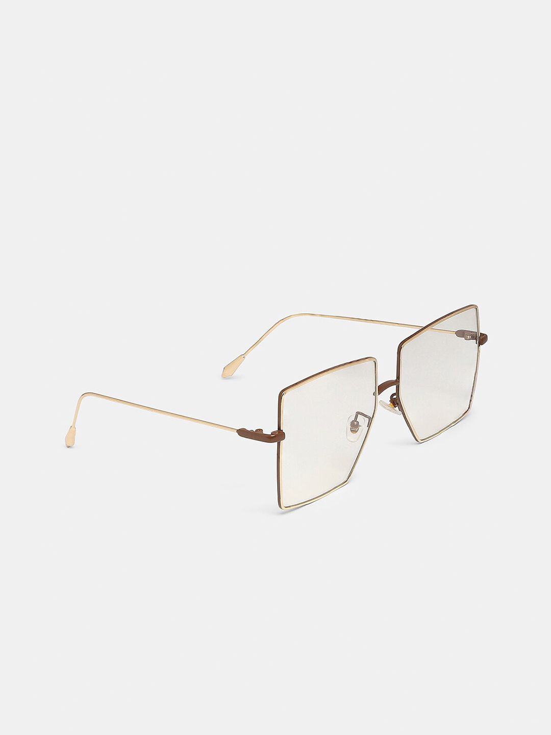 20Dresses Women Gold-Toned Full Rim Oversized Frames Price in India