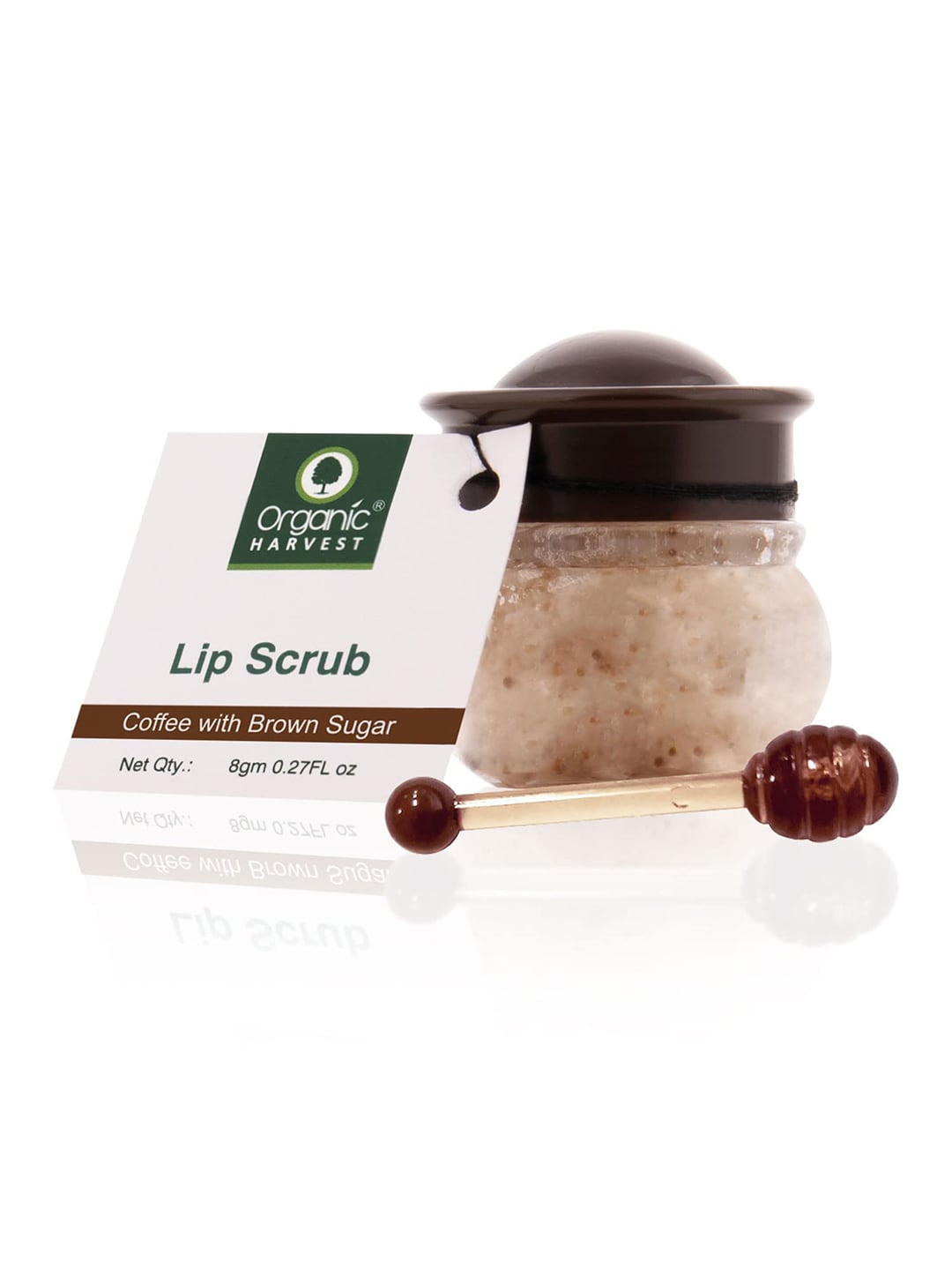 Organic Harvest Lip Scrub with Coffee & Brown Sugar for Exfoliation - 8g Price in India