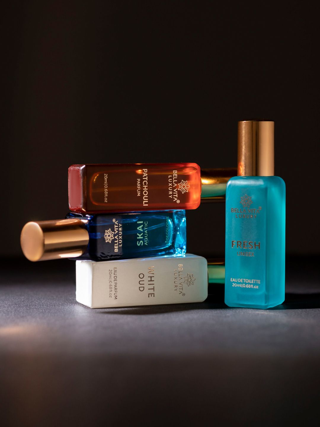 Bella Vita Organic Luxury Set of 4 Perfume - 20ml each Price in India