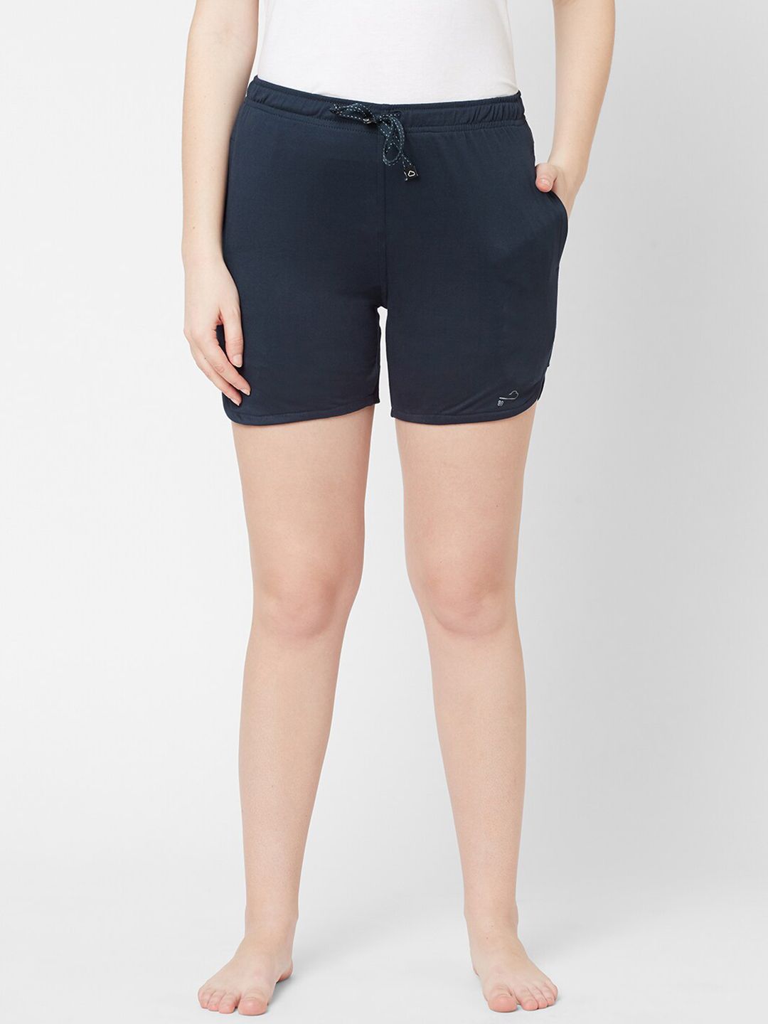 Sweet Dreams Women Navy Blue Lounge Shorts Price in India