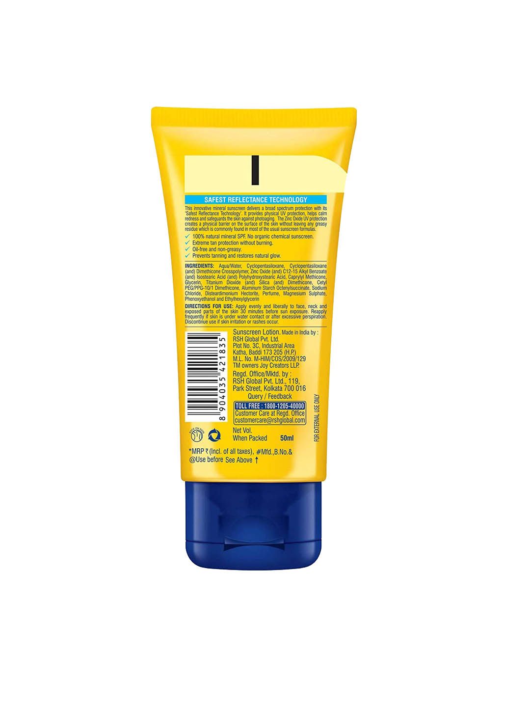 Buy JOY Revivify Hello Sun Mineral SPF 25 Sunscreen with Zinc