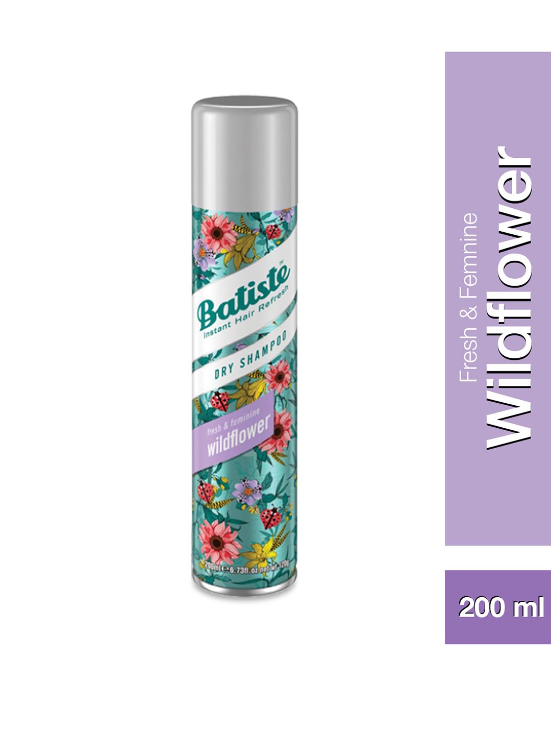 Batiste Instant Hair Refresh Fresh & Feminine Wildflower Dry Shampoo - 200 ml Price in India