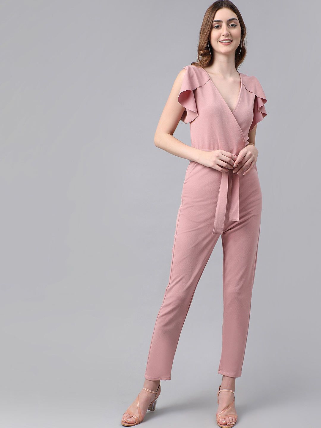 Darzi Pink Basic Jumpsuit Price in India