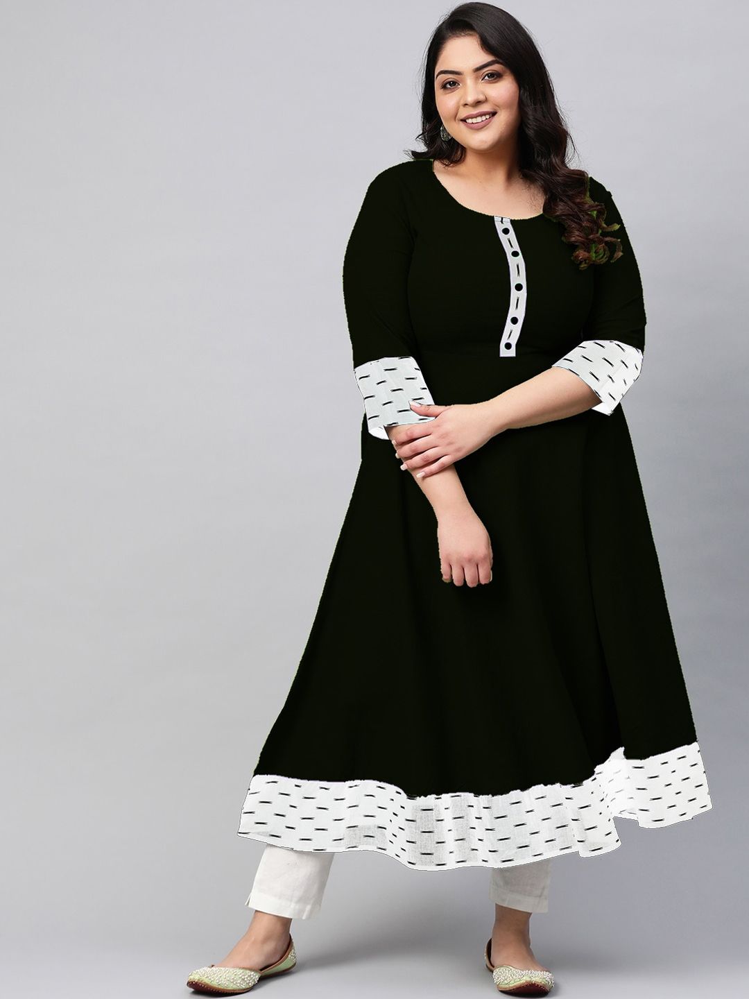 Sitaram Designer Women Black Kurta Price in India