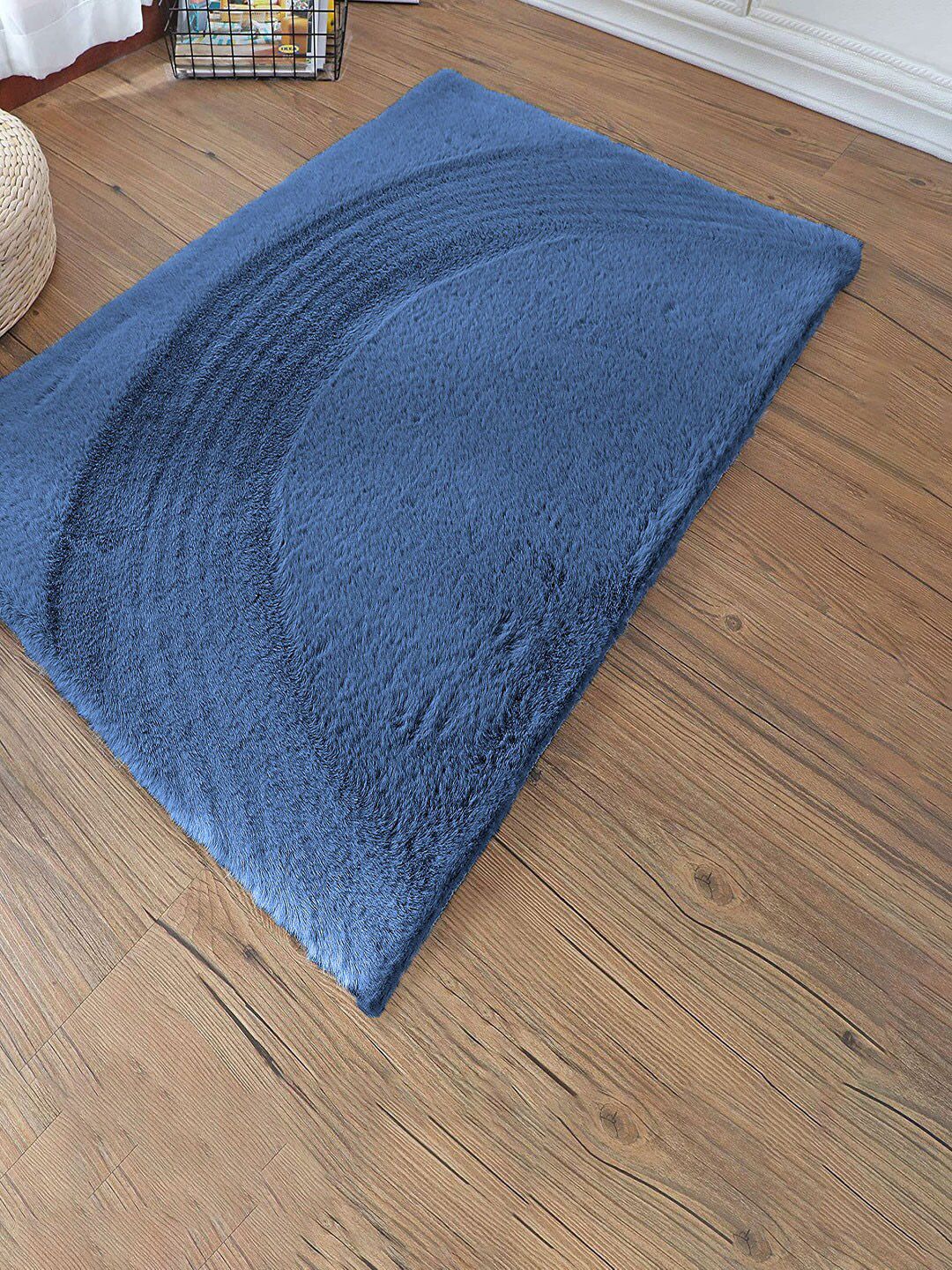 LUXEHOME INTERNATIONAL Blue Anti-Skid Doormats Price in India
