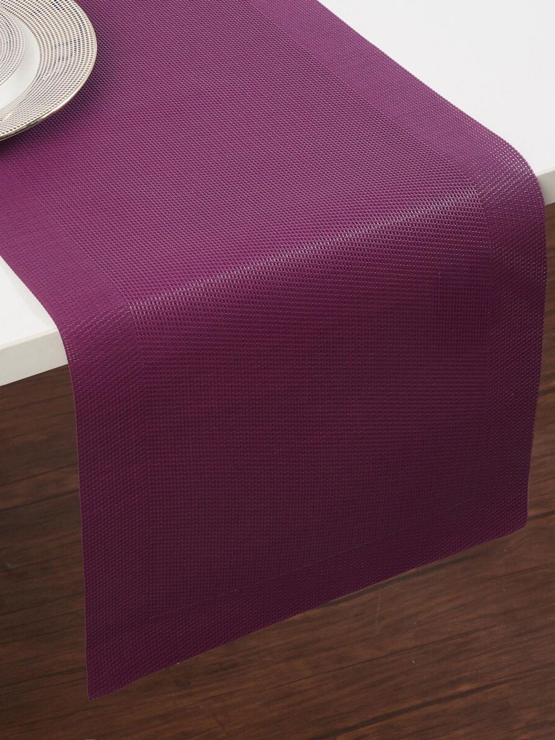 Home Centre Purple Solid Jute Table Runner Price in India