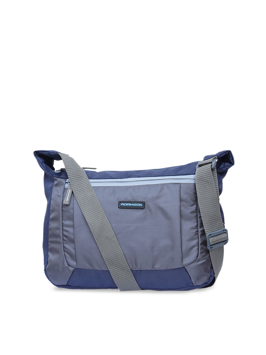 ADAMSON Blue Structured Sling Bag Price in India