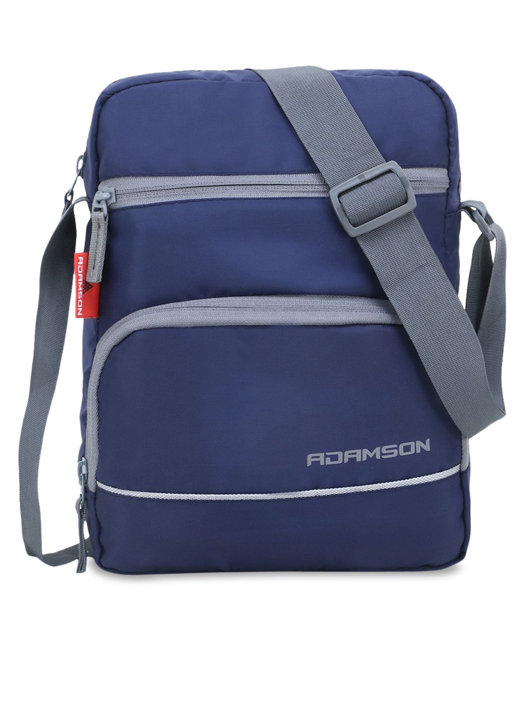 ADAMSON Blue Structured Sling Bag Price in India