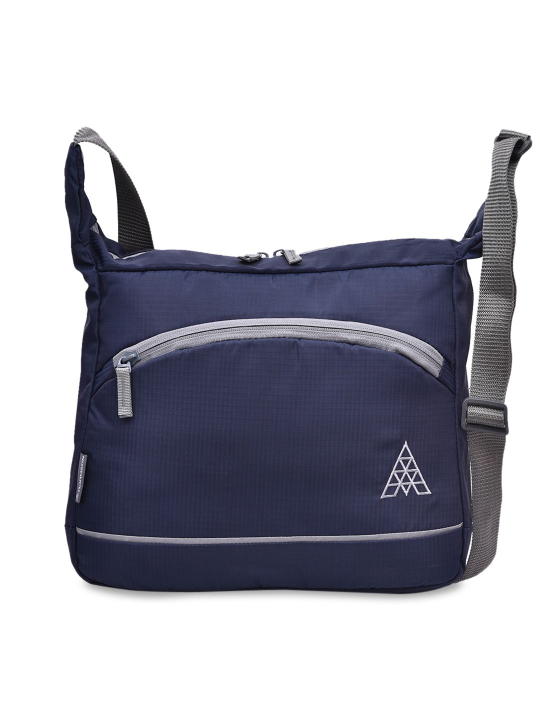 ADAMSON Blue Structured Sling Bag Price in India