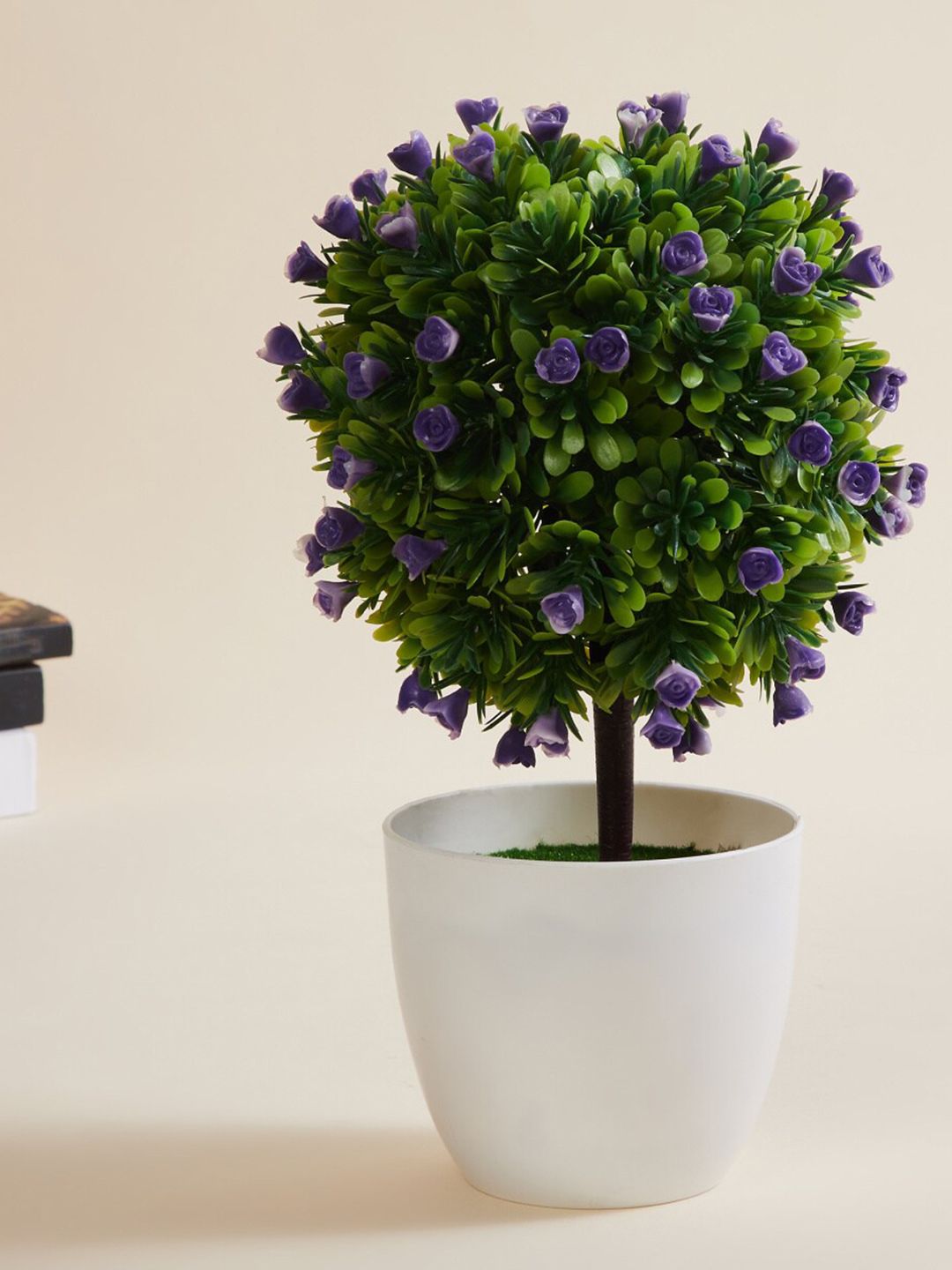 Home Centre Green & White Artificial Plant With Pot Price in India