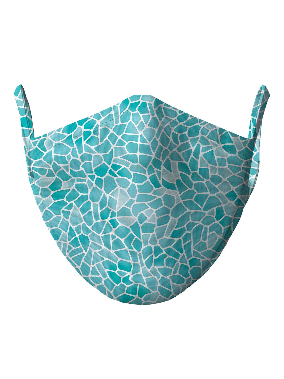 wHAT'S DOwn Blue Printed Reusable Face Mask Price in India