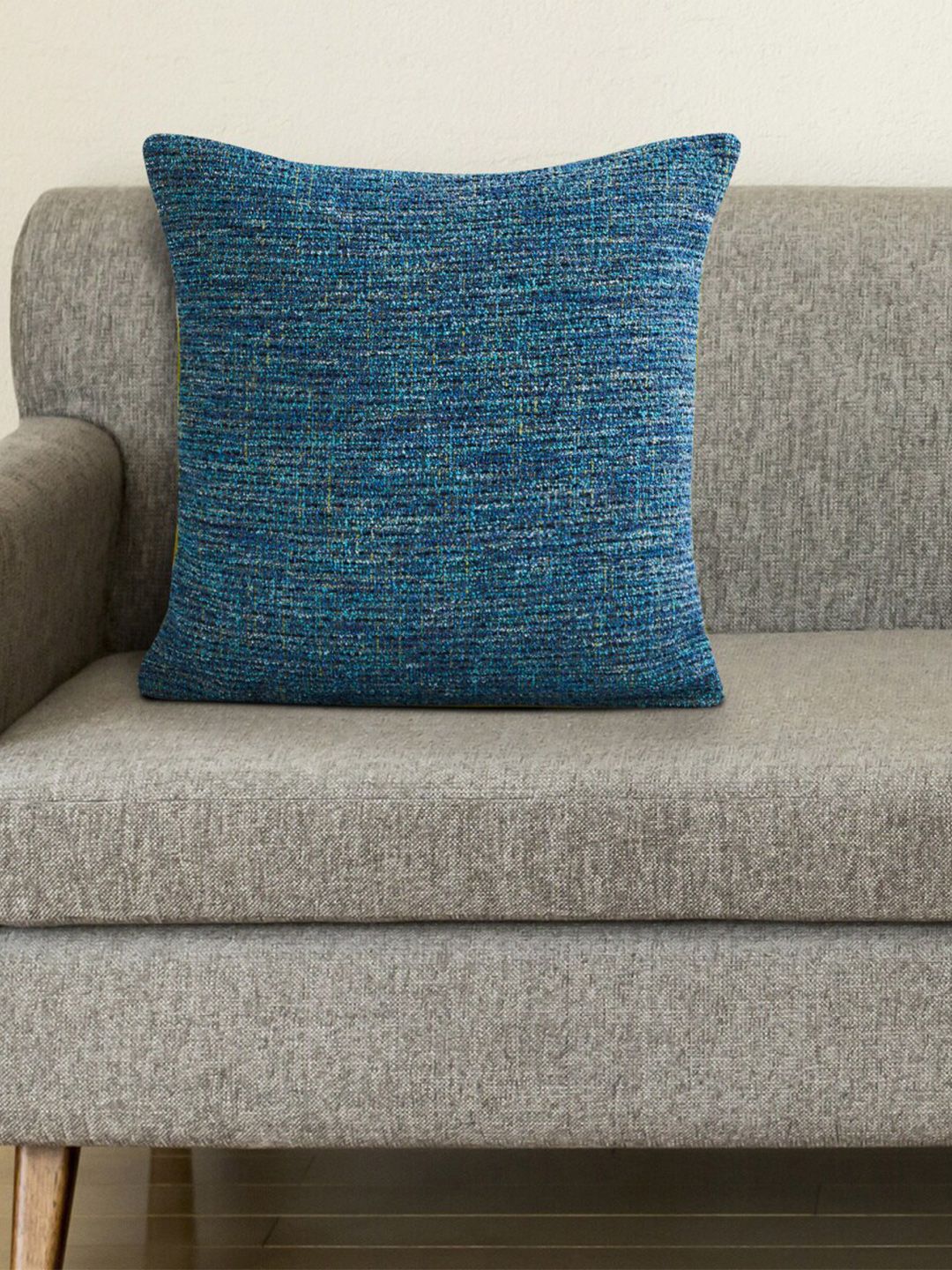 Home Centre Blue & Green Square Cushion Covers Price in India