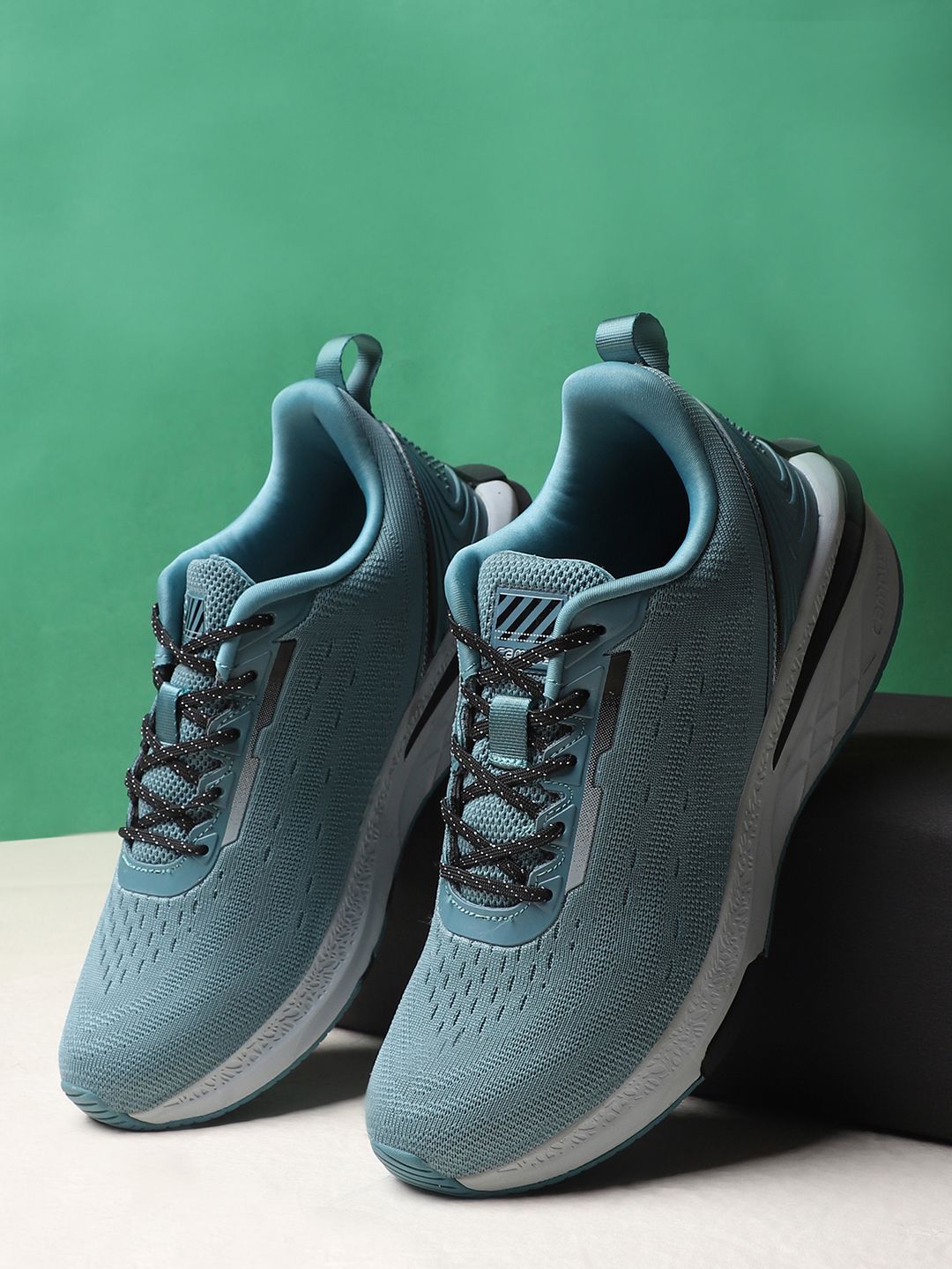 Campus Men CAMP HANK Green Mesh Running Shoes