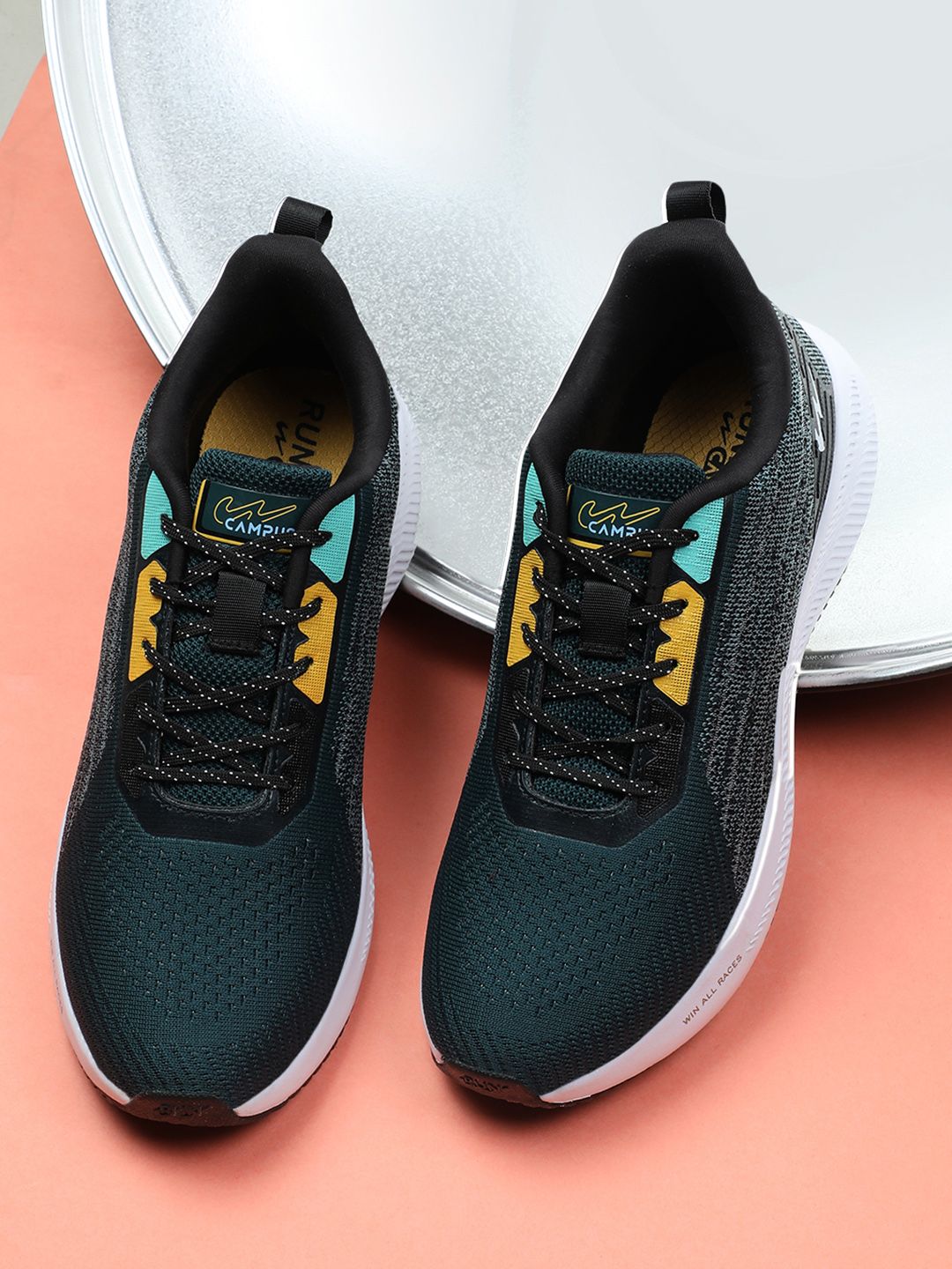 Campus Men CAMP JASPER Grey Mesh Running Shoes