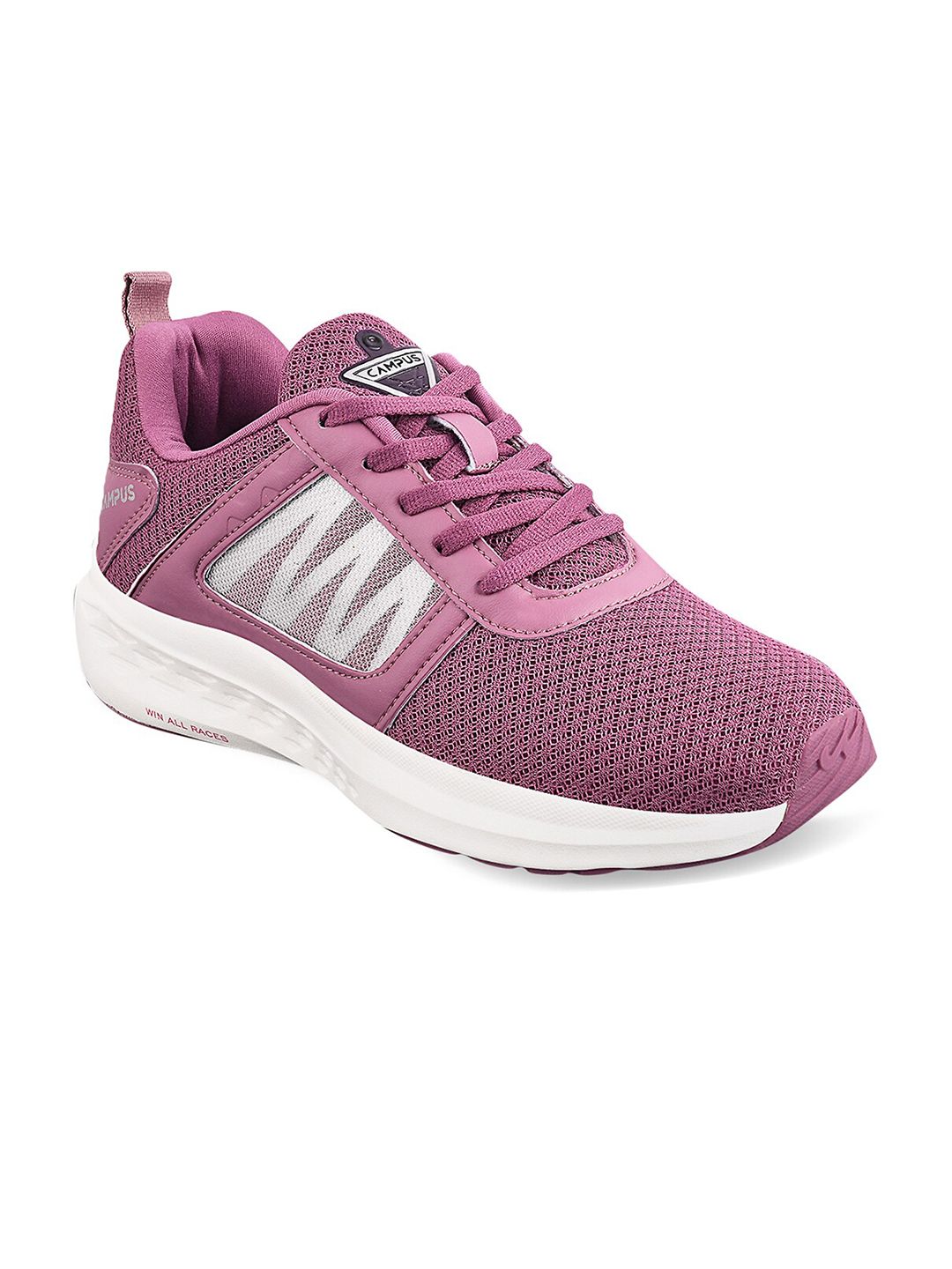 Campus Women Pink Mesh Running Shoes Price in India