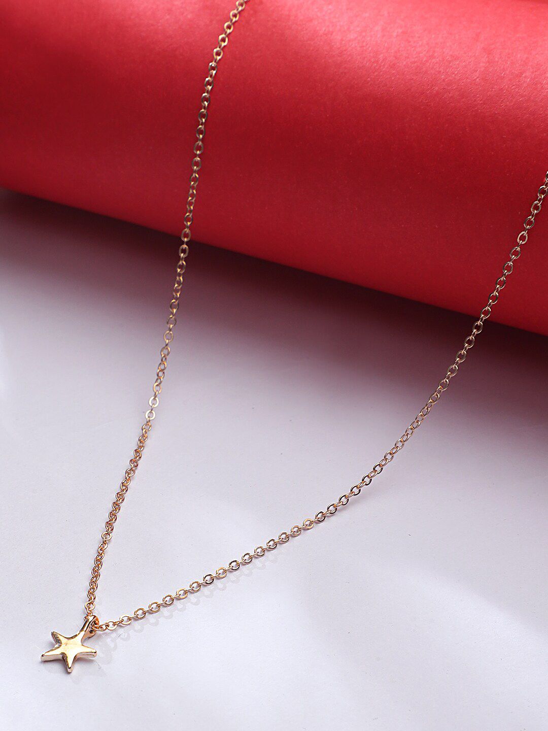 KACY Gold-Plated Star Necklace Price in India