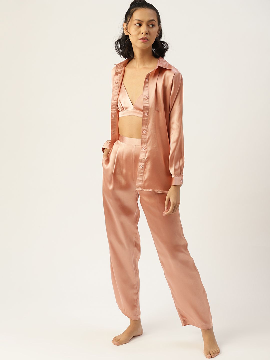 ETC Women Pink Night suit Price in India