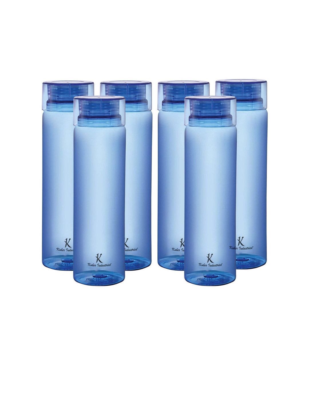 Kuber Industries Blue Set of 6 Blue BPA Free Plastic Refrigerator Drench Bottles Price in India