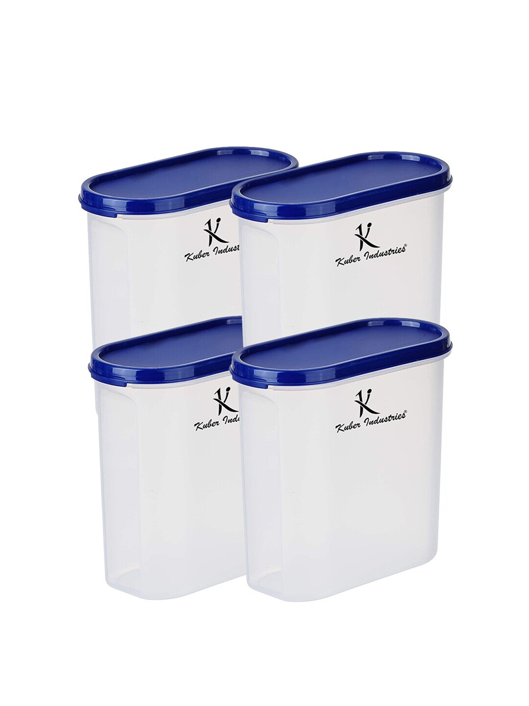 Kuber Industries Set of 4 Airtight Space Saver Modular Storage Jar Containers Price in India
