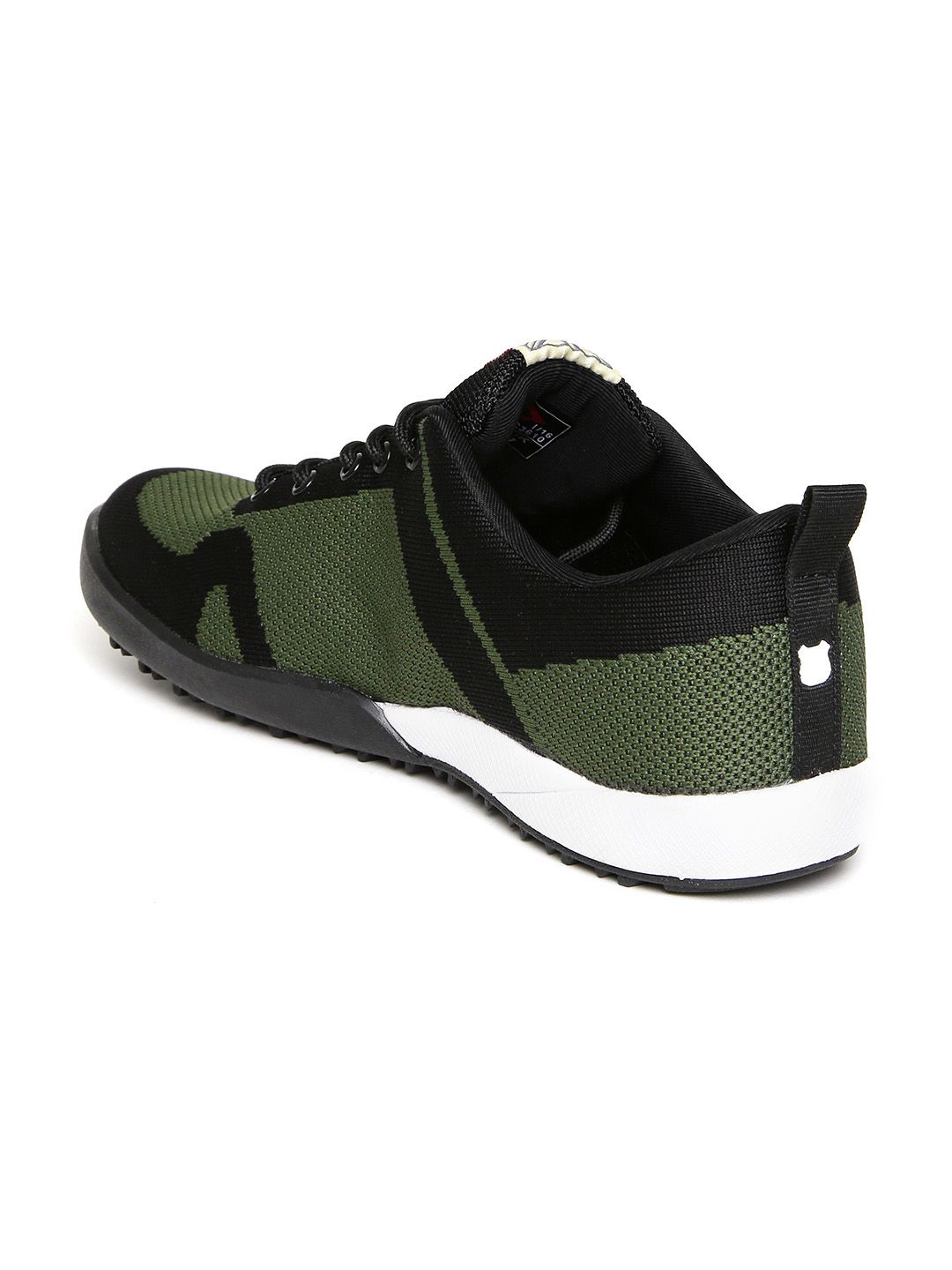 Buy Lee Cooper Men Olive Green & Black Running Shoes - Sports