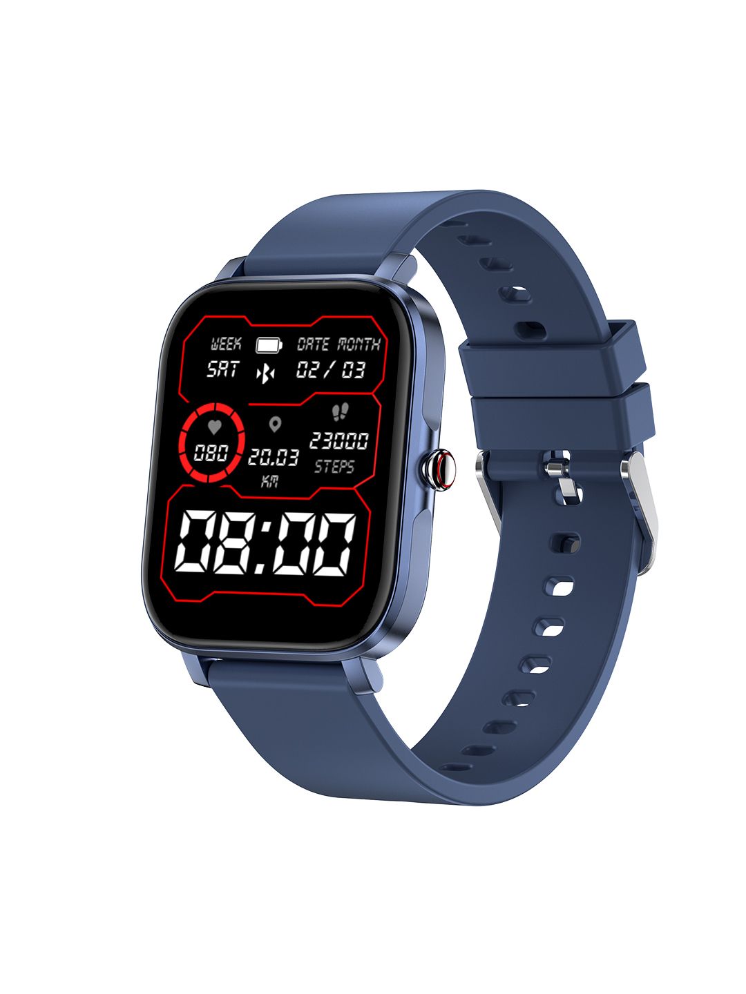Fire-Boltt Ninja 2 Plus Ultra-Thin Smartwatch - Blue 31BSWAAY Price in India