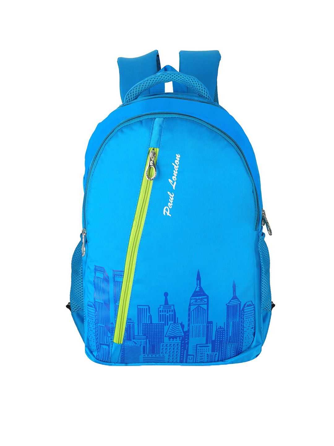 PAUL LONDON Unisex Blue & Yellow Backpack Price in India