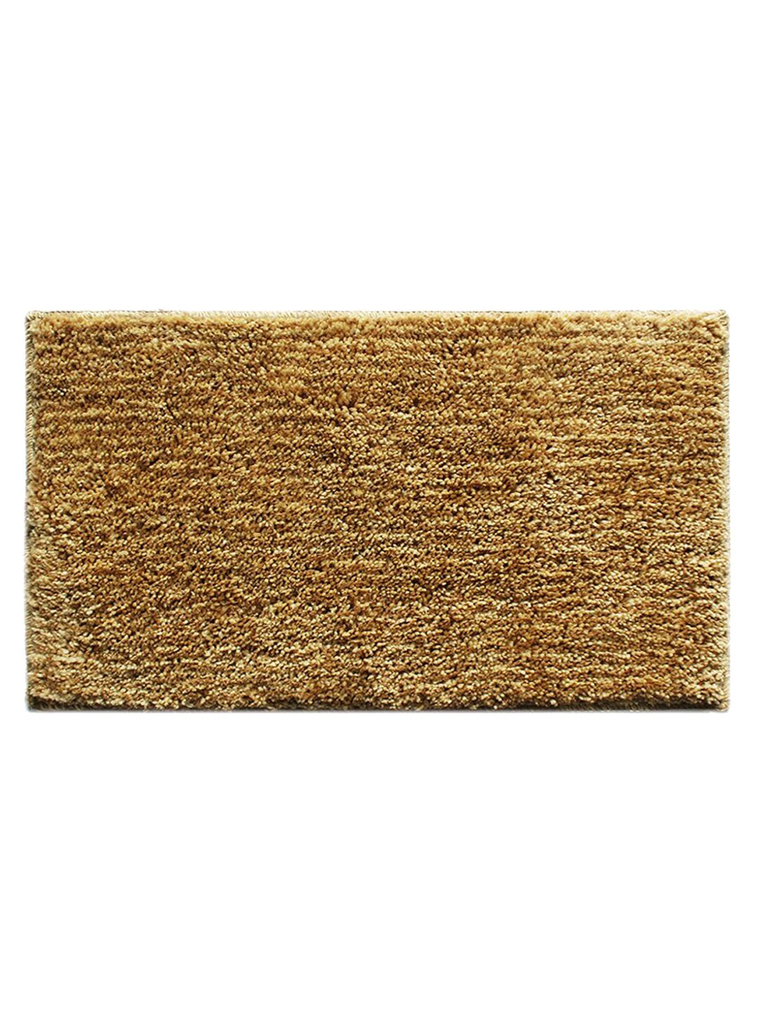 LUXEHOME INTERNATIONAL Beige 2200GSM Rubber Backing Ultra Soft Bath Rug Price in India