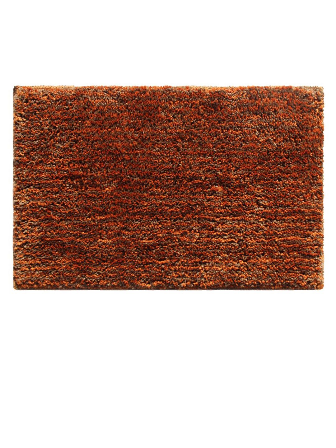 LUXEHOME INTERNATIONAL Coffee Brown Solid 2200 GSM Bath Rug Price in India